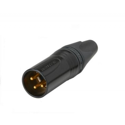 NEUTRIK Utrik NC3MXX-B Camon XLR black gold balanced Cannon Audio plug connector